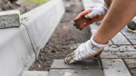 Curb and Block laying in around the Swiss Cottage area.