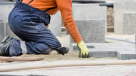 laying block paving